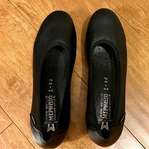Mephisto Emilie Flat black leather 9.5